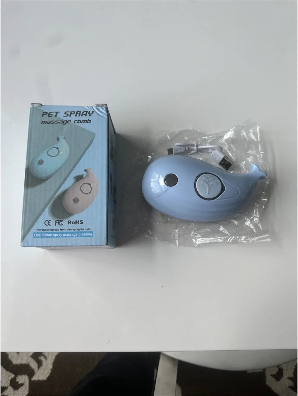 3 In 1 Dog Cat Steam Brush Pet Electric Spray Massage Comb